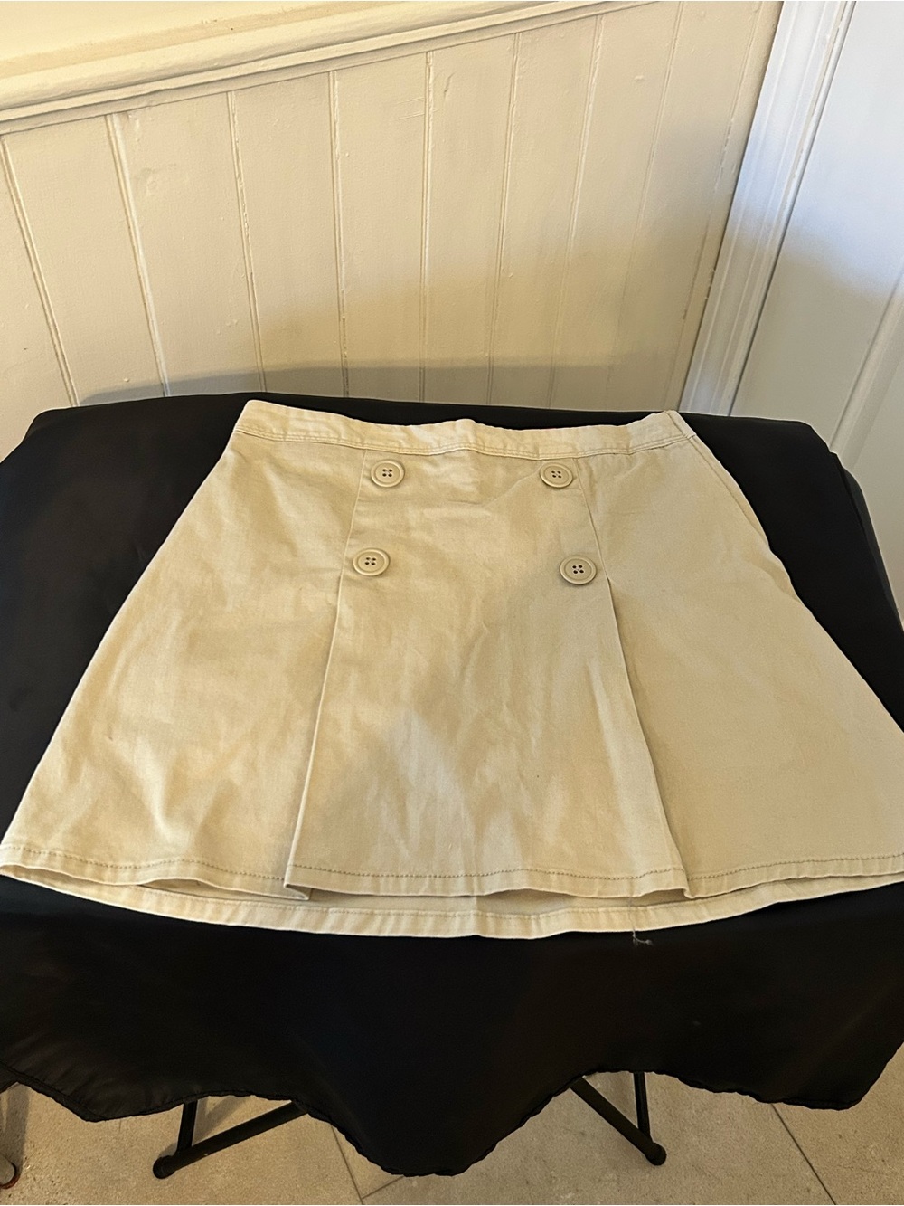 NWT The Children’s Place Girls Uniform Regular Pleated Button Skort Size 14
